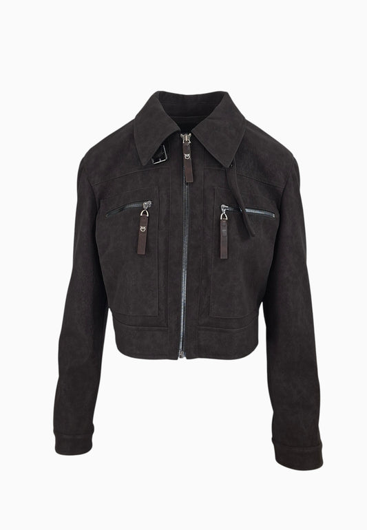 PINKO ARZIGNANO GIUBBINO BROWN