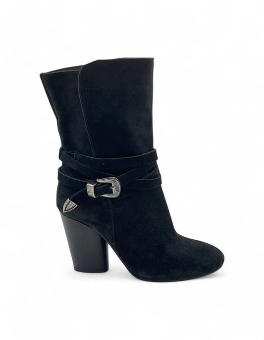 CARDIFF Polacchino Camoscio Nero LZ.F112.