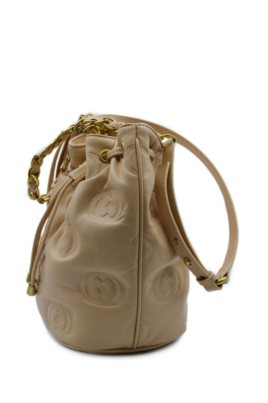 LA CARRIE Borsa a Secchiello Beige 141PMA161LEA