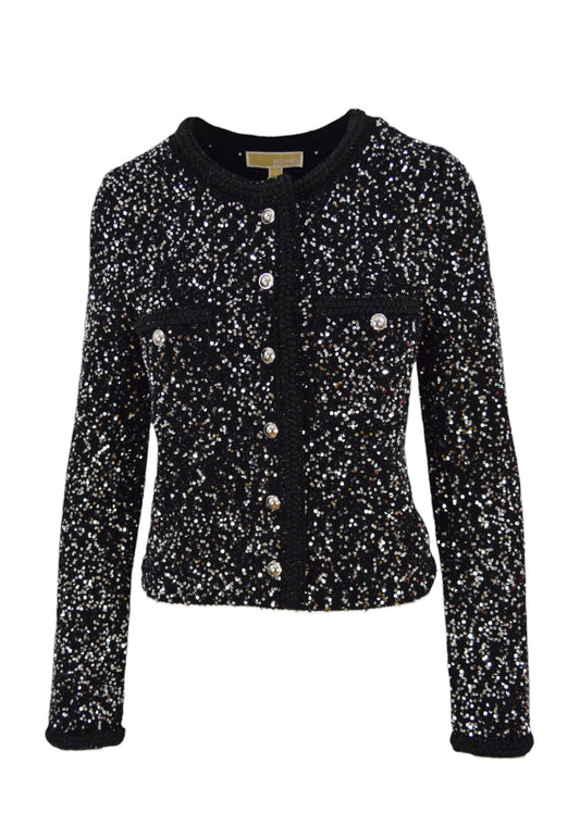MICHAEL KORS Giacca Sequin Nero MF460Z6F5L