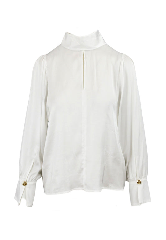 NENETTE Blusa Maniche Lunghe Bianco 38BB-FEZ