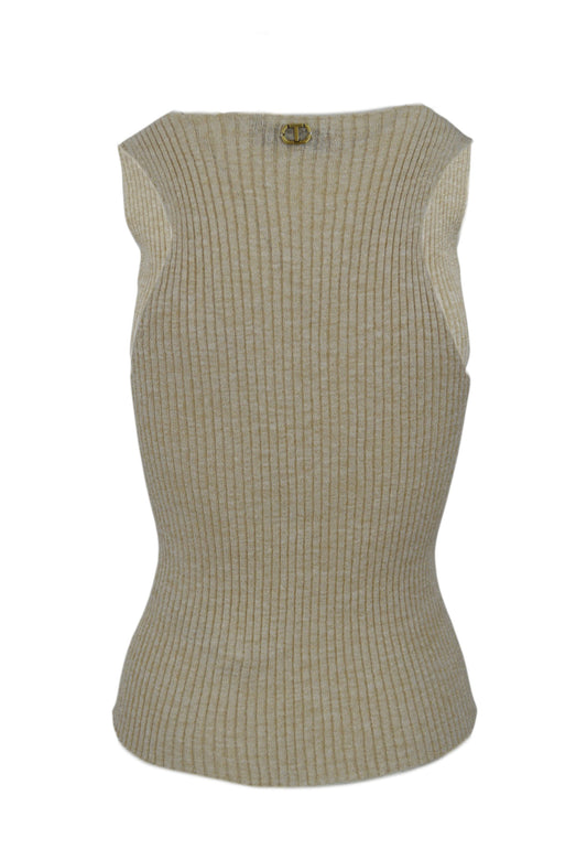 TWINSET Top Bianco 251TP3370