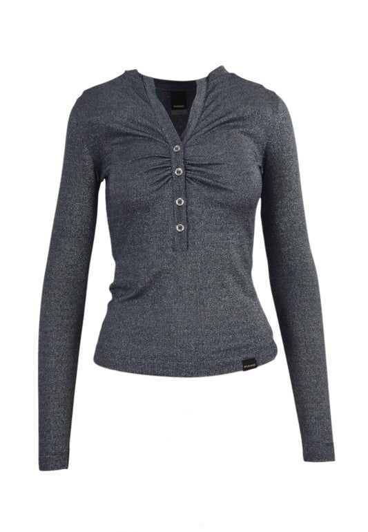 PINKO Maglia Costina SAFARI Blu 104651A2CQ