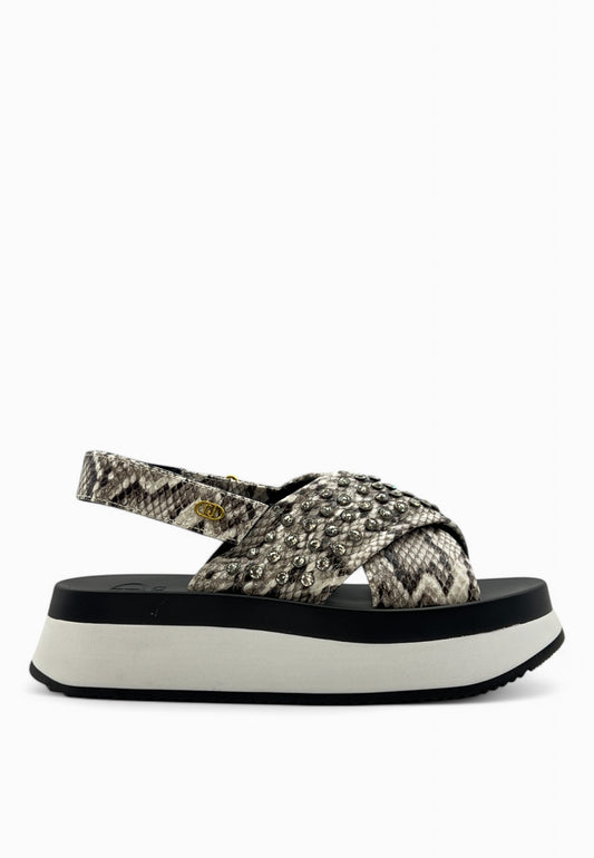 LIU-JO Sandalo DREAMY 02 Marrone BA5089EX308