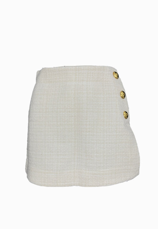 PINKO Gonna Tweed FLAN Bianco 105792A2VJ