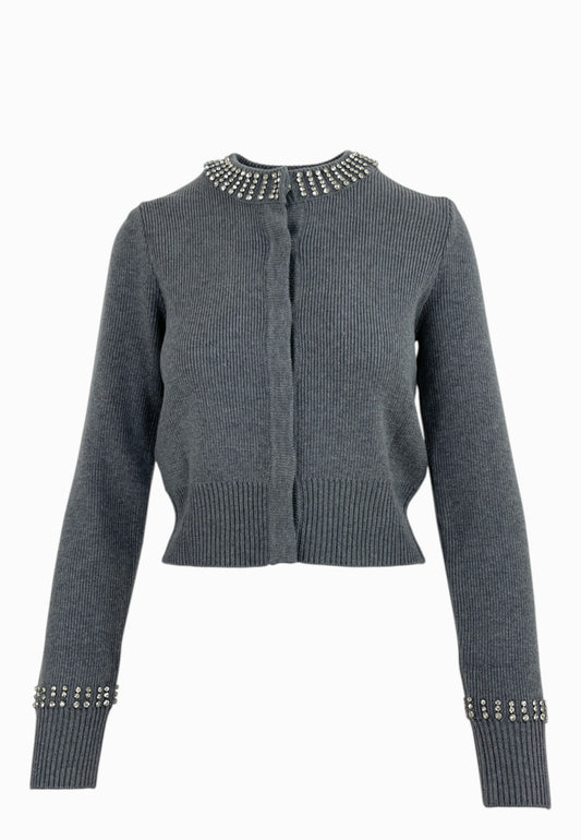 PINKO Cardigan Blens SPEZZINO Grigio 105686A2S4