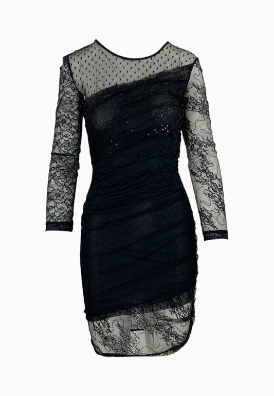 PINKO Abito Patch BACKGAMMON Nero 105714A2T5