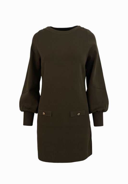 LIU-JO Abito Maglia ECS Verde CF5085MS55N