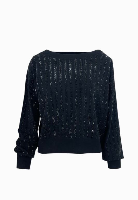 LIU-JO Maglia Chiusa Nero CF5271MA96E