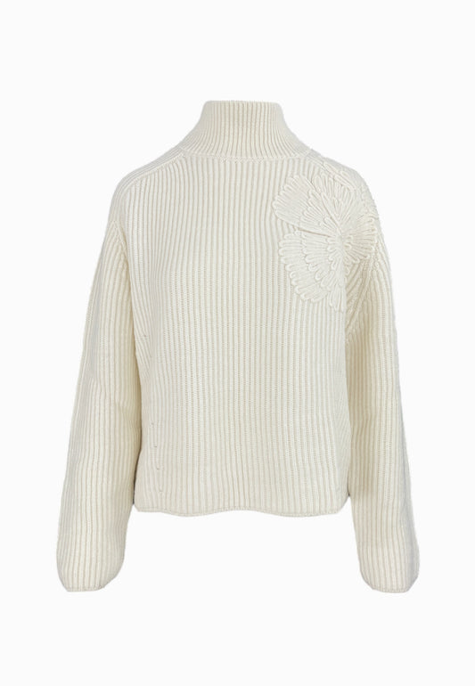 LIU-JO Maglia Chiusa Bianco CF5399MA65N