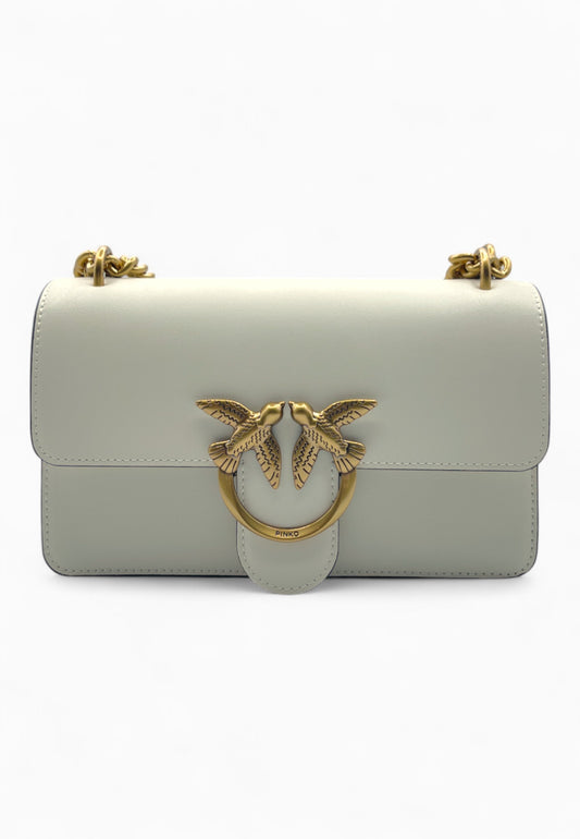 PINKO Borsa LOVE ONE MINI Bianco/Oro 100074A0F1