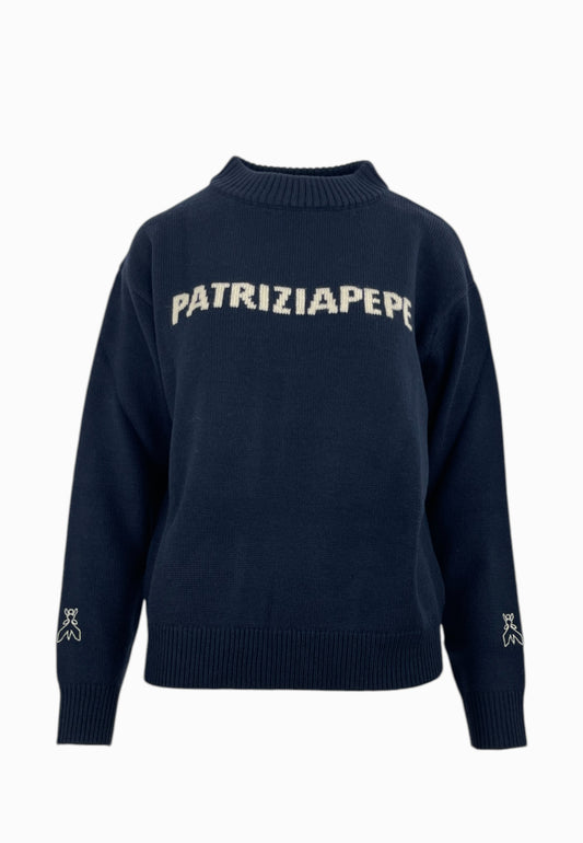 PATRIZIA PEPE Maglia Blu 8K0335K282