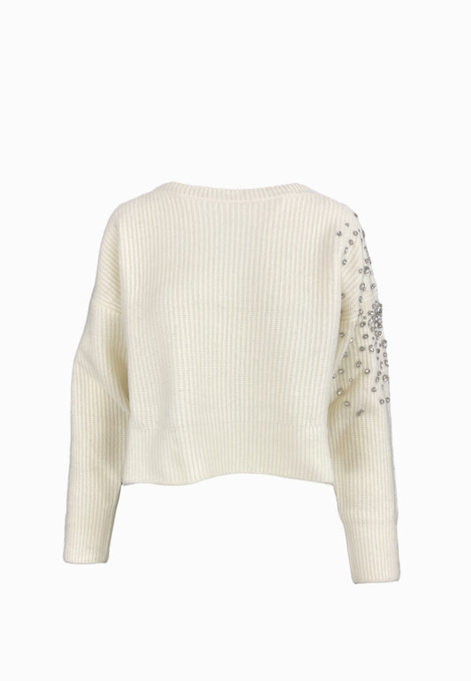 LIU-JO MAGLIA WHITE CF5150MA74Q X0256