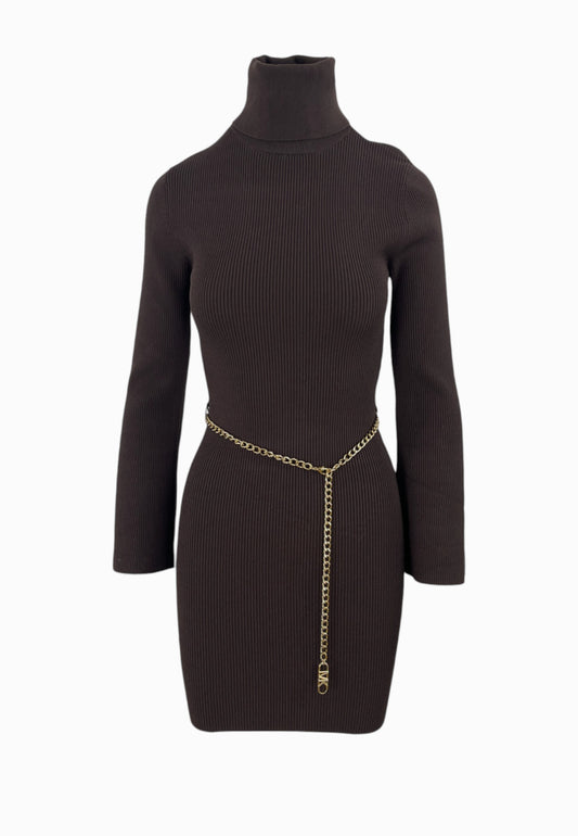 MICHAEL KORS Abito Viscosa Marrone MF583C633D