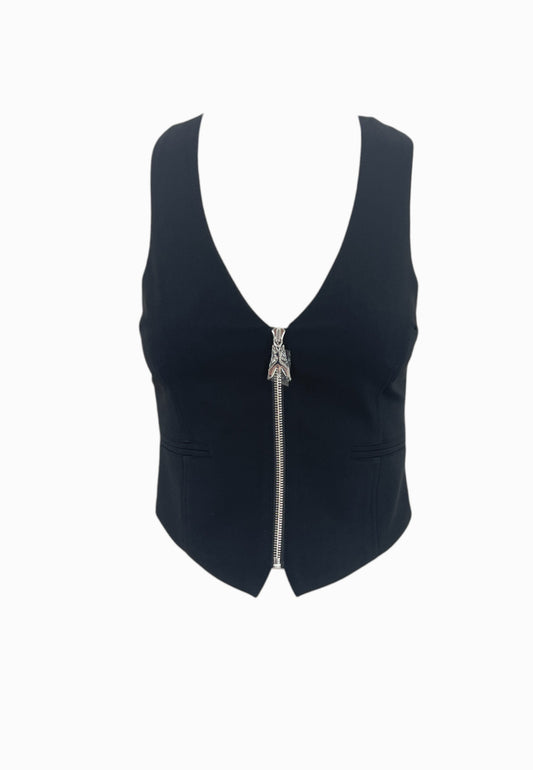 PATRIZIA PEPE GILET NERO