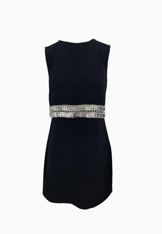 PINKO AMALUR ABITO CREPE NERO