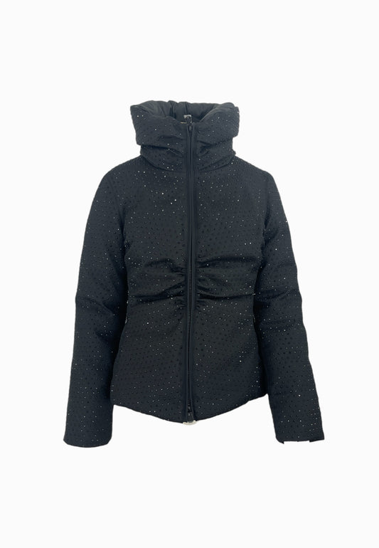 PINKO NITA GIUBBINO NERO STRASS