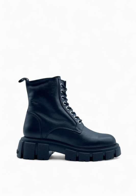 LOVE MOSCHINO ANFIBIO NERO LISCIO