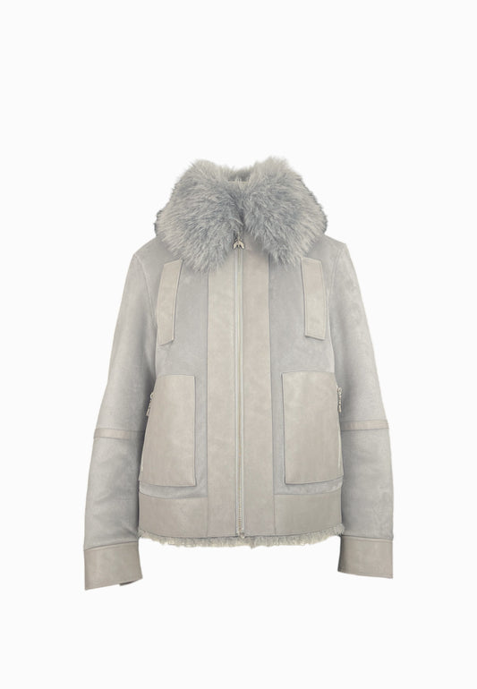 PATRIZIA PEPE ECOMONTONE GRIGIO