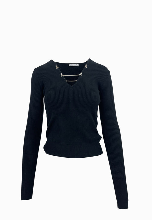 PATRIZIA PEPE MAGLIA NERO