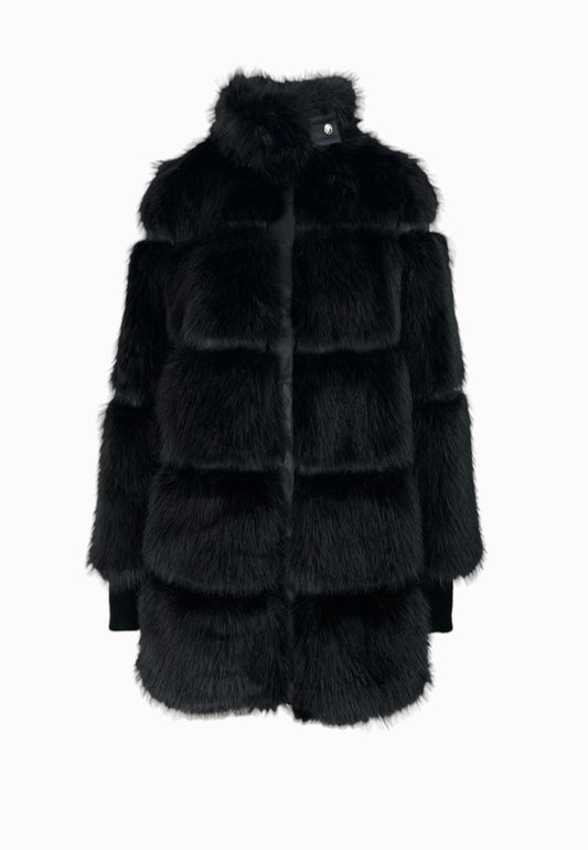 PATRIZIA PEPE ECOPELLICCIA NERO