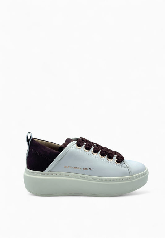 ALEXANDER SMITH SNEAKER WHITE BORDEAUX