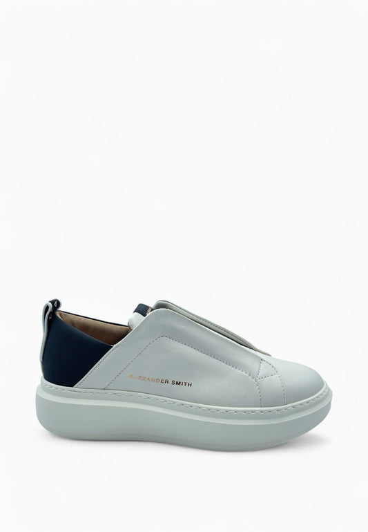 ALEXANDER SMITH SNEAKER WHITE-BLACK