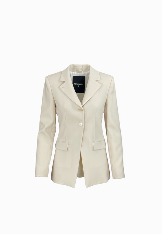 PATRIZIA PEPE GIACCA IVORY