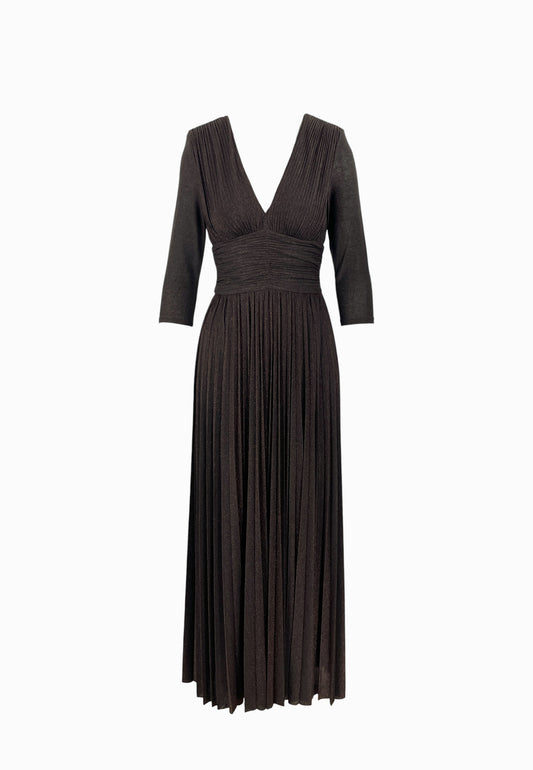 LIU-JO ABITO LUNGO CIOCCOLATO