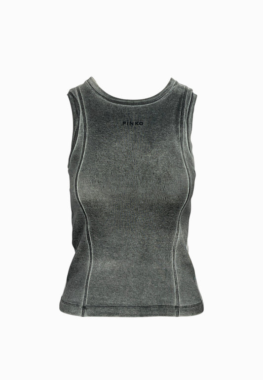 PINKO RITORNO CANOTTA COSTINE GREY