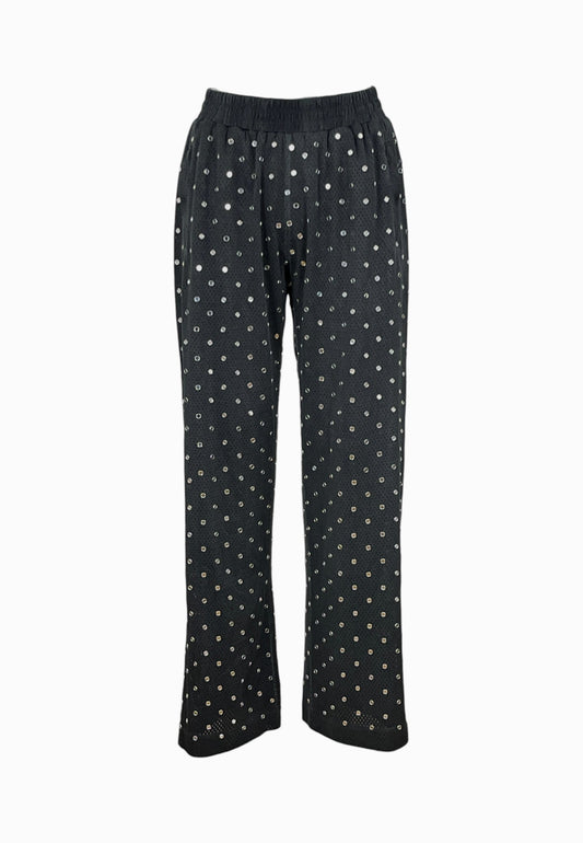 PINKO BASTELLI PANTALONE RETE GREY