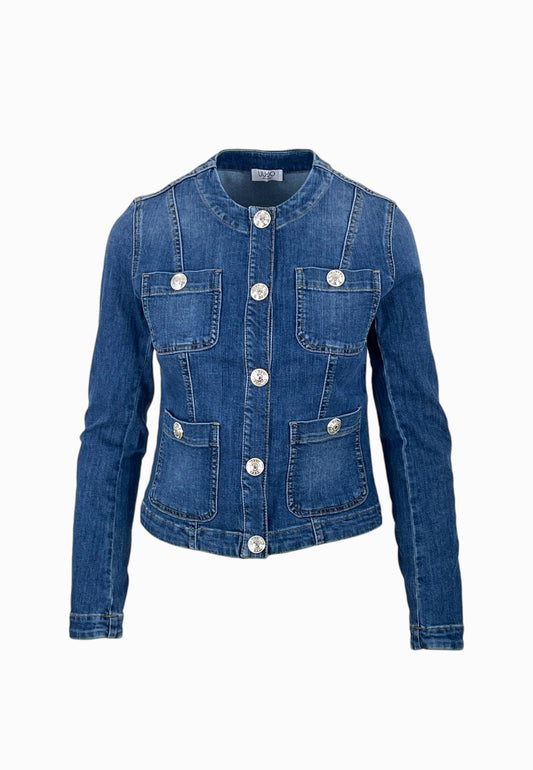 LIU-JO GIUBBINO DENIM BLUE