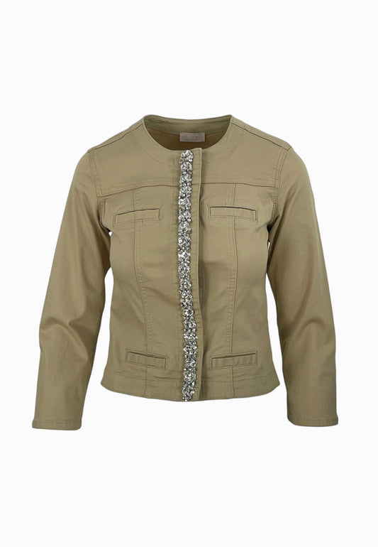 LIU-JO GIUBBINO COTONE BEIGE