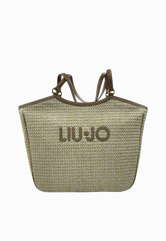 LIU-JO TOTE BORSA NATURALE