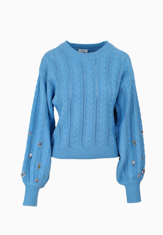 LIU-JO MAGLIA BLUE