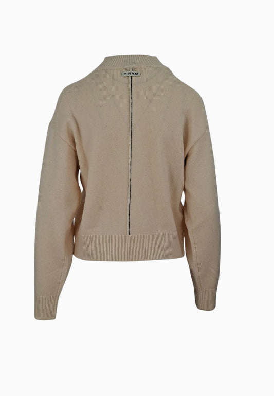 PINKO SPARTA MAGLIA BEIGE