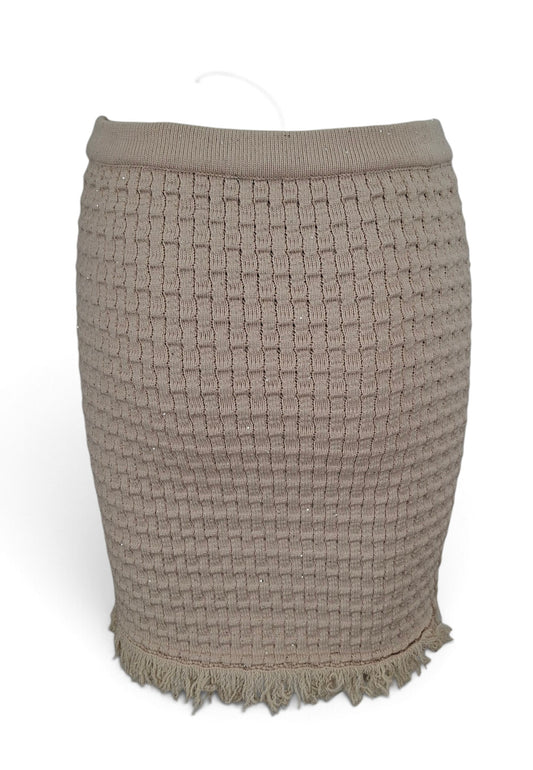LIU-JO GONNA MAGLIA PANNA