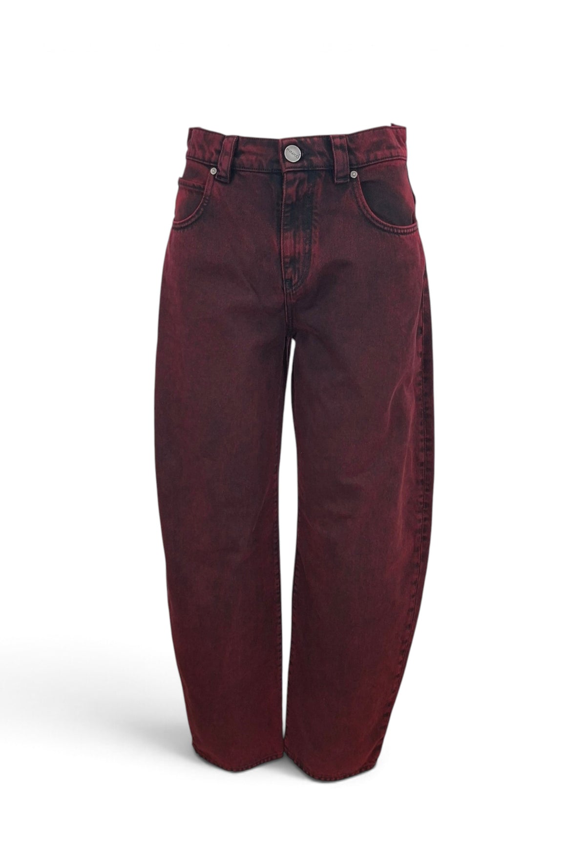 PINKO ELOISE JEANS DENIM BORDEAUX