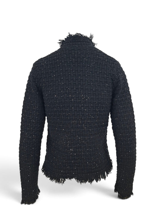 LIU-JO GIACCA MAGLIA NERO