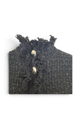 LIU-JO GIACCA MAGLIA NERO