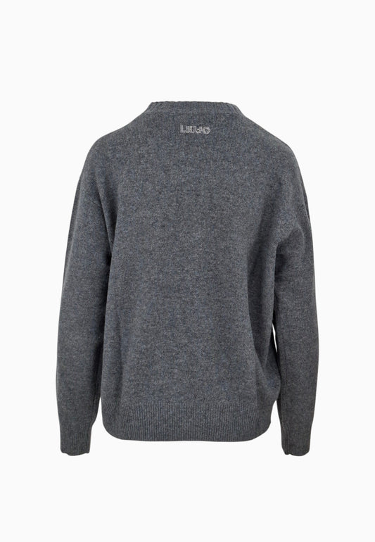 LIU-JO MAGLIA GRIGIO