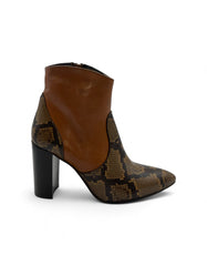 CARDIFF Polacchino Pelle Marrone ELY.D232 PITONE.C