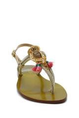 SANDALO IN CORDA CON MICROCRISTALLI