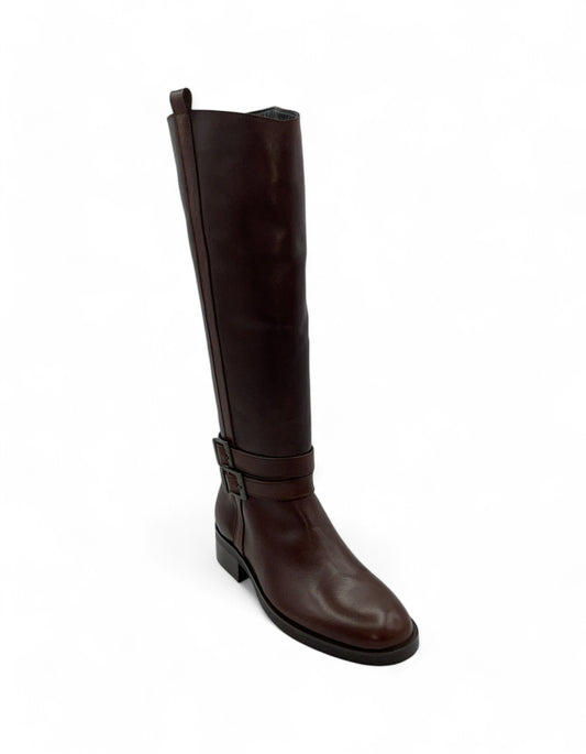 CARDIFF Stivale in Pelle Marrone PR20