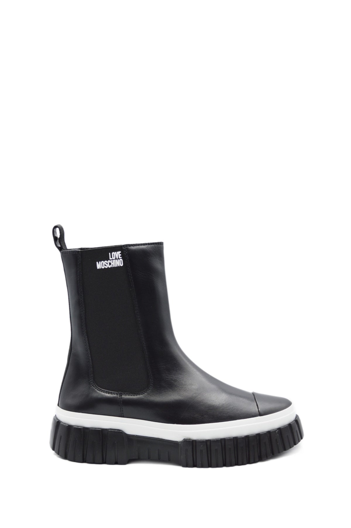 SNEAKERD.GOMMA55 VIT.NERO/NERO-BIAN