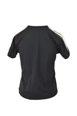 T-SHIRT IN JERSEY CON PASSAMANERIA E PENDAGLIO