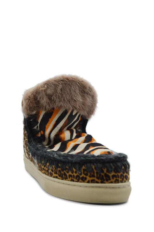 SNEAKER PONY MIX & MINK FUR