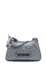 BORSA QUILTED PU ARGENTO