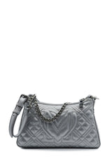 BORSA QUILTED PU ARGENTO