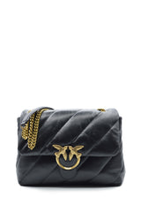 PINKO Borsa LOVE PUFF BIG Nero/Oro 100037A0F2